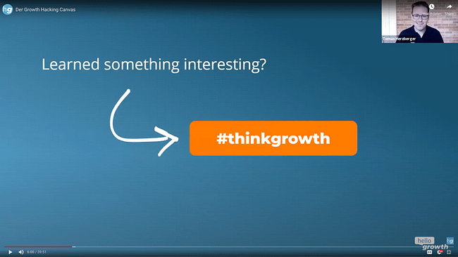 Growth Hacking Meetup - Growth Canvas - Hello Growth - thinkgrowth